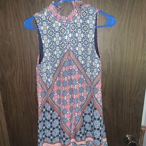 Multicolor Aztec Dress